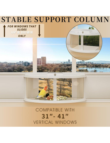 Comedero para Aves de Ventana Brbecon 180 Vista Clara 4.05 kg