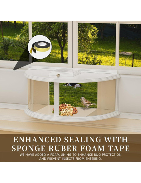 Comedero para Aves de Ventana Brbecon 180 Vista Clara 4.05 kg