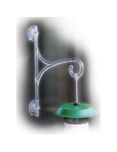 Comedero Colgante para Aves Woodlink NAHANGER Transparente 2