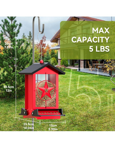 Comedero para Aves Buteafly a Prueba de Ardillas 2.27kg