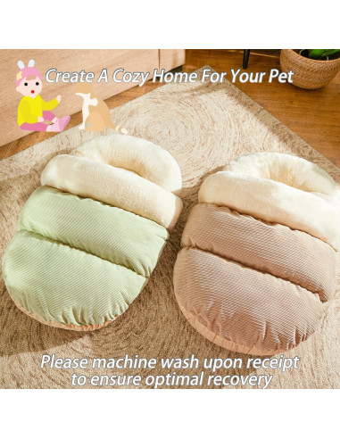 Cama para Gatos Romaneco Mediana 61x41 cm Autocalentable Marrón Claro