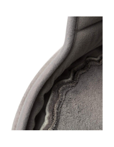 Cama para Gatos Hollypet 2 en 1 Plegable Gris Claro 40.6x40.6 cm