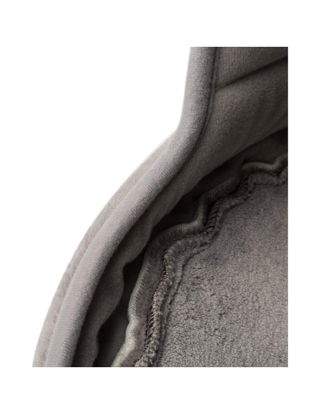 Cama para Gatos Hollypet 2 en 1 Plegable Gris Claro 40.6x40.6 cm