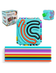 Cubo Sensorial 3D de Silicona Xesakesi para Alivio de Estrés