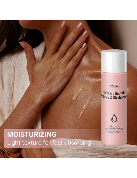Aceite Corporal VGO 50 ml con Vitamina E para Piel Suave
