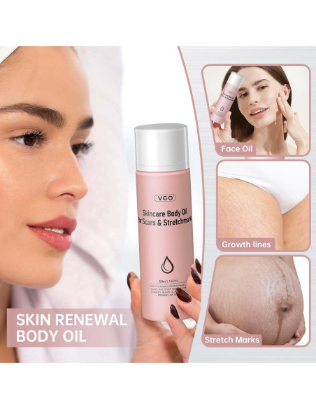 Aceite Corporal VGO 50 ml con Vitamina E para Piel Suave