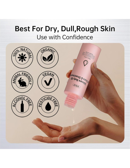 Aceite Corporal VGO 50 ml con Vitamina E para Piel Suave