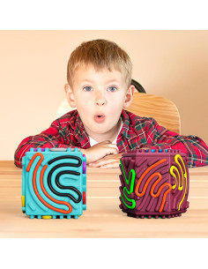 Cubo Sensorial 3D de Silicona Xesakesi para Alivio de Estrés 2