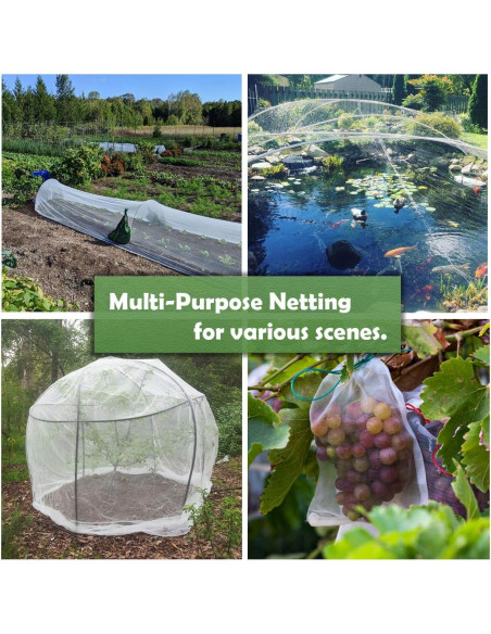Malla de Insectos Garnnet 10x33ft para Jardín y Huertos
