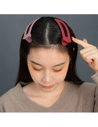 6 Pinzas de Pelo Grandes Toolzeen Multicolor para Mujeres