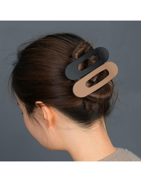 6 Pinzas de Pelo Grandes Toolzeen Multicolor para Mujeres 6 Pinzas de Pelo Grandes Toolzeen Multicolor para Mujeres