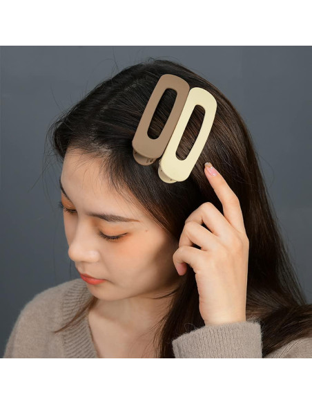 6 Pinzas de Pelo Grandes Toolzeen Multicolor para Mujeres 6 Pinzas de Pelo Grandes Toolzeen Multicolor para Mujeres