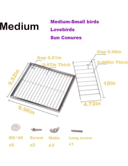 Juego de 2 Piezas Plataforma y Escalera Acero Inoxidable Nopikku