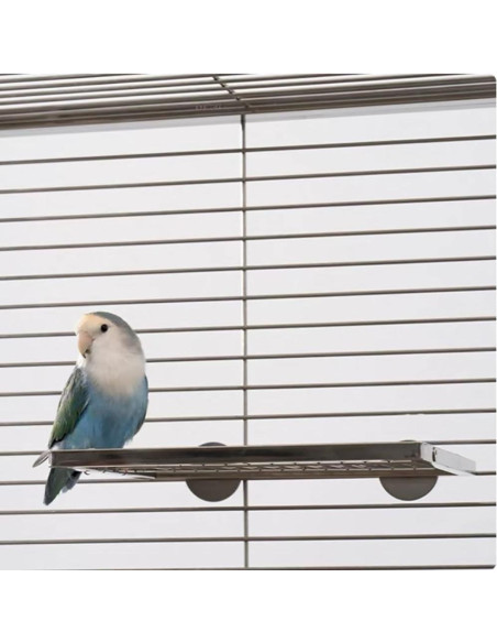 Juego de 2 Piezas Plataforma y Escalera Acero Inoxidable Nopikku