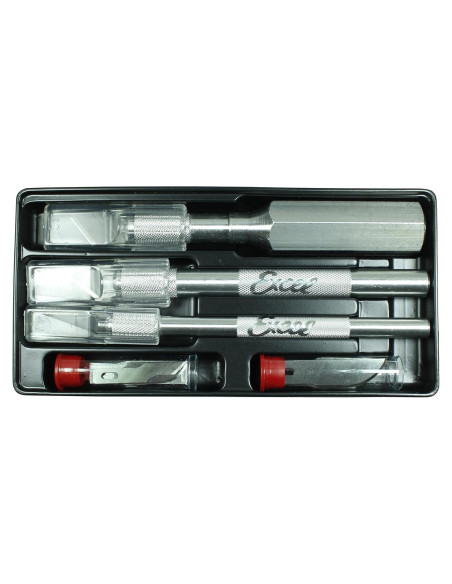 Juego de cuchillos de manualidades Excel Blades con 13 cuchillas