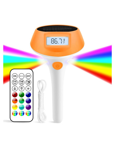 Termómetro Flotante Solar LED idearDay LD-PTL10-A IP68