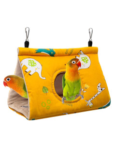 Nido para Aves Rypet - Hamaca Colgante Amarillo Pequeño