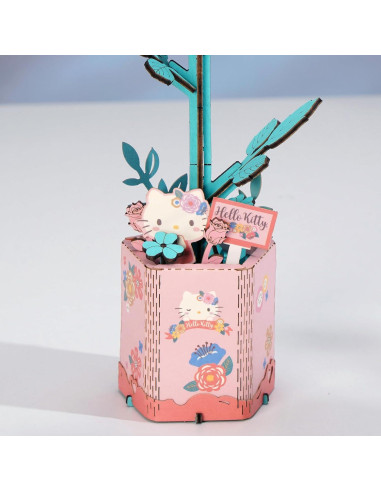 Kit de Rompecabezas 3D Rosa Rosa Hola Kitty - Manos Craft