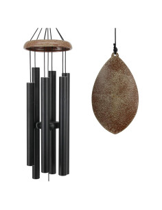 Campana de Viento ASTARIN 91 cm Metal Tono Profundo Jardín