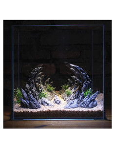 Decoraciones de Acuario Soul Valley 7 Piezas Resina Imitación