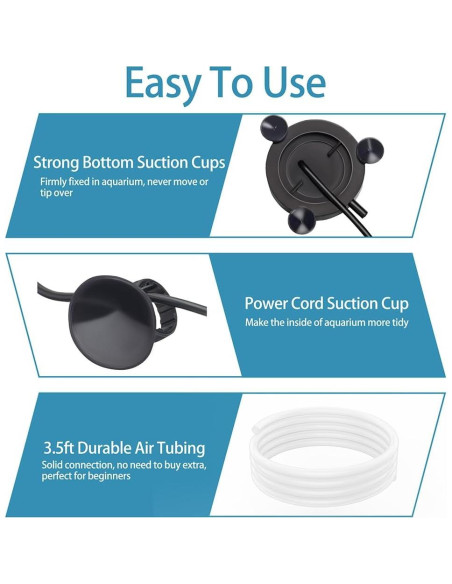 Disco Burbujeante LED para Acuario DaToo 5.3cm Multicolor