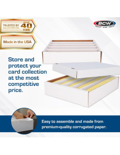 Caja de Almacenamiento de Cartas BCW Super Monster 5 Filas - 2 Unidades 2
