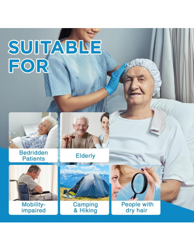 Gorro de Champú Sin Enjuague OK TAPE - 6 Paquetes Manzanilla