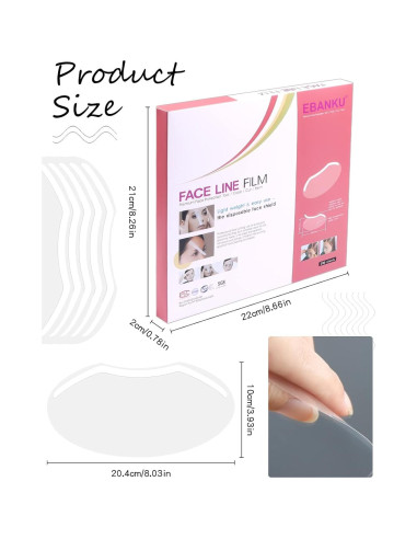 EBANKU 200 PCS Protectores Faciales Desechables para Maquillaje