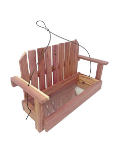 Comedero para Aves de Cedro Valley Splendor - Columpio 32.4x14x18.4cm