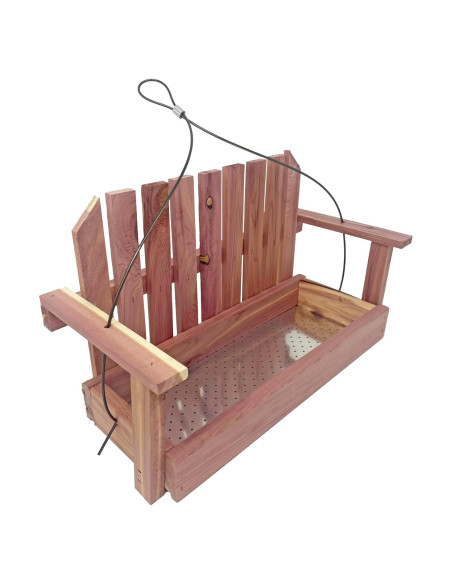 Comedero para Aves de Cedro Valley Splendor - Columpio 32.4x14x18.4cm