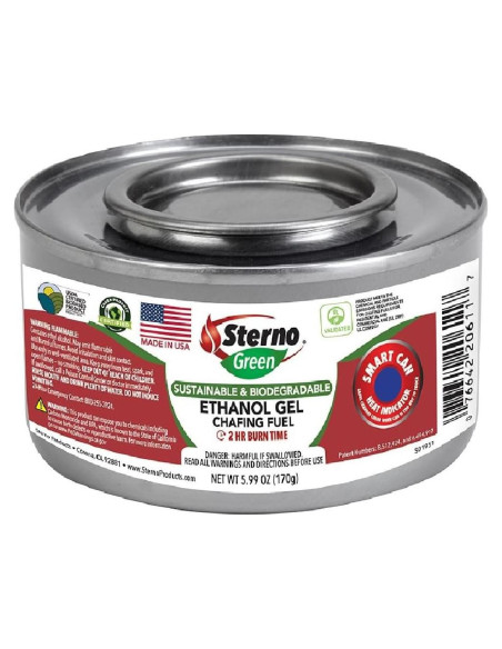 Gel Combustible para Chafing Sterno 20612 - 72 Paquetes
