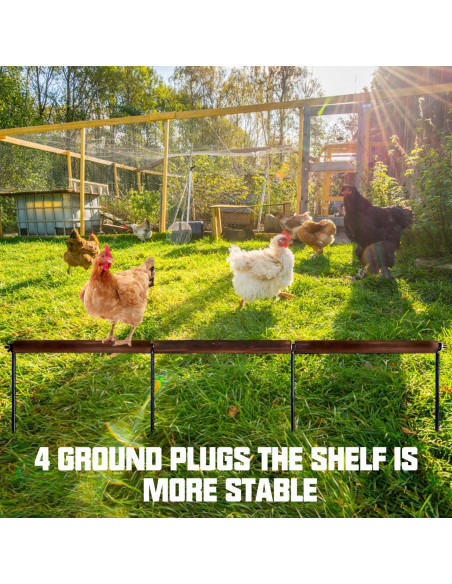 Juguete de Percha Extra Larga para Pollos NICERINC 114 cm