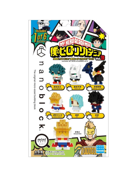 Nanoblock My Hero Academia Vol. 3 - Kit de Construcción 6 Figuras