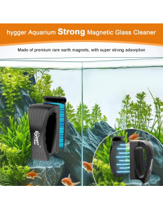 Limpiador de Cristal Magnético hygger S para Acuarios 0.1-0.2" 2
