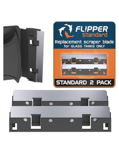 Cuchillas de Raspado Flipper Estándar para Acuarios - Paquete de 2