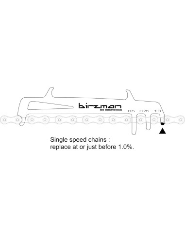Herramienta de Indicador de Desgaste de Cadena Birzman Unisex