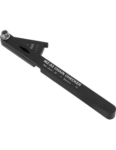 Medidor de Desgaste de Cadena Aoutecen - Aluminio, Negro