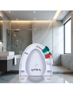 Juego de 3 levantadores de asiento de inodoro Jinshining con calcomanía 2