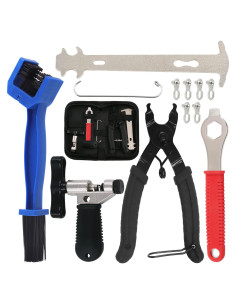 Kit de Herramientas de Cadena de Bicicleta Wokape 12 Piezas