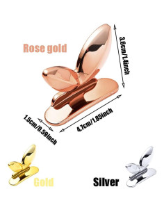 2 Piezas Elevador de Asiento de Inodoro JZSMY Plata 2