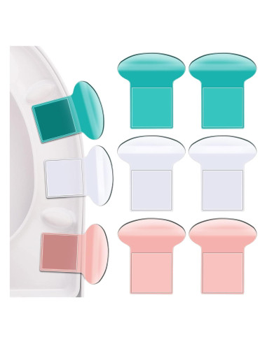 Elevadores de Tapa de Inodoro Yookeer 9 Pcs Autoadhesivos
