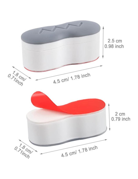 Bumpers de Asiento de Bidet Maylanny - 7 Piezas Gris