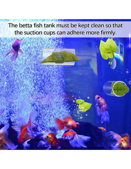 Accesorios Acuario Juexica 6 Pcs Túneles y Hojas para Betta