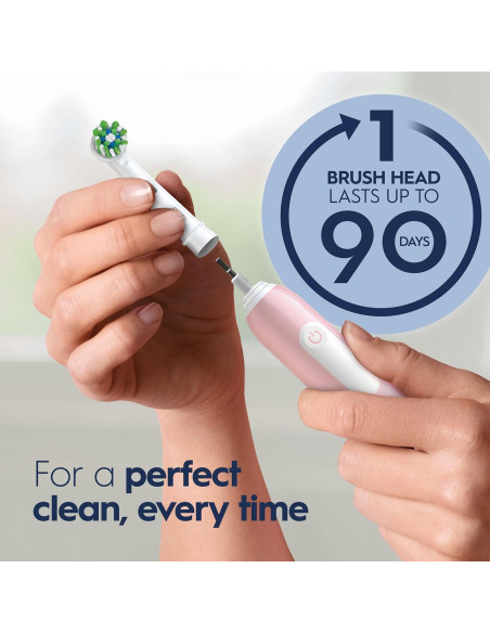 Cepillo de dientes eléctrico Oral-B Pro 1000 rosa recargable Cepillo de dientes eléctrico Oral-B Pro 1000 rosa recargable