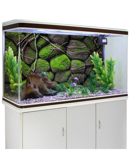 Fondo de Acuario AWERT 120x45 cm Vinilo Rocoso