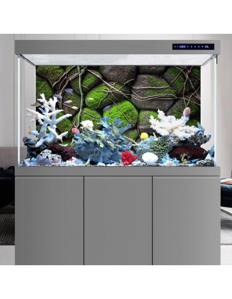 Fondo de Acuario AWERT 120x45 cm Vinilo Rocoso