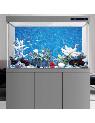 Fondo de Acuario AWERT 120x60 cm Azul Raspado HD