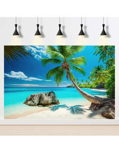 Fondo de Acuario Riivvdise 75x30cm Océano Tropical HD