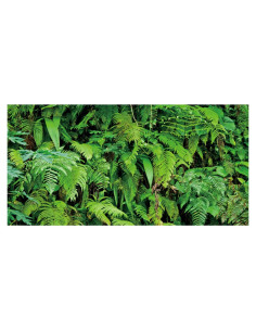 Fondo de Acuario 120x60cm AWERT Hojas Tropicales Poliester