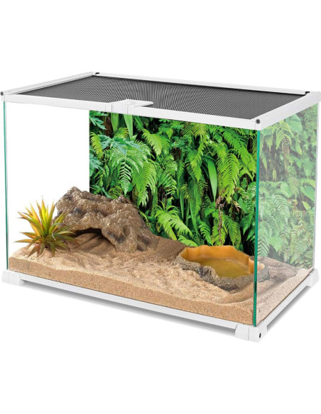 Fondo de Acuario 120x60cm AWERT Hojas Tropicales Poliester